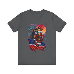 Hockey T-shirt - Vanbiesbrouck skull