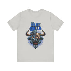 Hockey T-shirt - Blue Bulls Skull