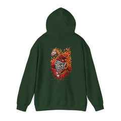 Hockey Hoodie - Markstrom Skull Flames