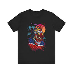 Hockey T-shirt - Vanbiesbrouck skull