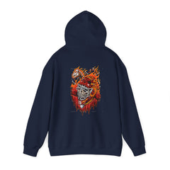Hockey Hoodie - Markstrom Skull Flames