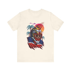 Hockey T-shirt - Vanbiesbrouck skull